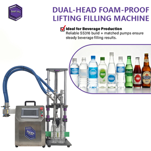 <span class=keywords><strong>Machine</strong></span> de remplissage de bière artisanale haute précision, compatible multi-bouteilles, avec conception <span class=keywords><strong>flexible</strong></span>, double tête anti-mousse et levage sécurisé - Product Image 4
