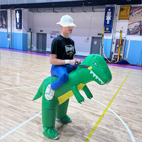 Costume gonflable de dinosaure, vêtements gonflables d'alien, pour adulte, fête d'Halloween, vente chaude