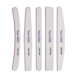 ネイルファイルセット80/80/100/180グリットエメリーボード両面ネイルファイルOEM - Product Image 1