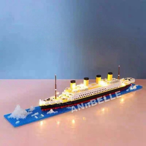 Ensemble de micro-blocs Titanic unisexe de plus de 1860 pièces, blocs de construction en plastique populaires pour enfants, briques de diamant, mini-blocs de construction de navire avec <span class=keywords><strong>CPC</strong></span> CE - Product Image 4