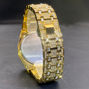 Reloj Mecánico con Movimiento Suizo OEM 3135, con Día y Fecha, para Hombre, Cronómetro de Alta Gama, Diamante Moissanite VVS, Pasa la Prueba del Diamante - Product Image 6