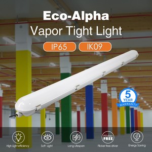 PC LED Tri-Proof <b>Light</b> 0.6m/1.2m/1.5m 20W/30w/40w/50w IP65 IK09 for <b>Garage</b> Workshop Corridor Gallery - Product Image 5