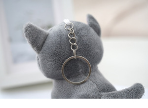 10CM sevimli peluş hayvan kedi anahtarlık bebek Kitty anahtarlık asılı süs dolması kadınlar için hayvan oyuncaklar Kawaii araba anahtarlık hediye - Product Image 5