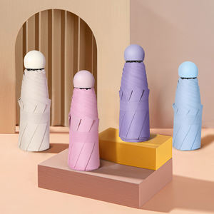 Protezione UV parasole parasole capsula piccola tasca protezione solare e protezione ultravioletta ombrello per tutte le stagioni - Product Image 4