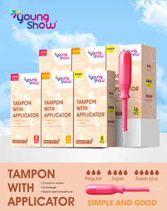 Venta al por mayor de <span class=keywords><strong>tampones</strong></span> de algodón orgánico biodegradables con etiqueta privada <span class=keywords><strong>personalizados</strong></span> - Product Image 2