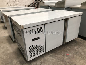 2 türen edelstahl gekühlt prep tisch, werkbank gefrierschrank - Product Image 3