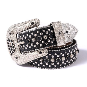 Personalizado Western Bling Bling Crânio Cabeças Rhinestone <span class=keywords><strong>Belt</strong></span> Homens Mulheres Cowboy Cristal Studded Couro Jean <span class=keywords><strong>Belt</strong></span> Diamond <span class=keywords><strong>Belt</strong></span> - Product Image 5