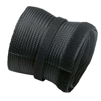 Gaine de câble flexible en polyester de haute qualité 1000x135mm, tressée extensible, recoupeable, pour dissimuler les fils et couvrir les câbles
