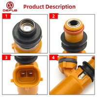 DEFUS OEM 195500-3480 Pièces automobiles, injecteur de carburant pour Suzuki Esteem Ford Subaru Mazda, pièces de carburant pour moteur