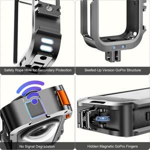 Amazear, carcasa ligera de aleación de aluminio de alta calidad para Insta360 X4, marco protector de liberación rápida, accesorios de jaula - Product Image 6