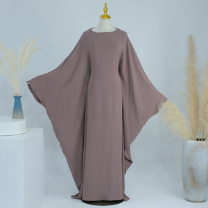 Abaya musulmane pour le ramadan, robe longue à manches chauve-souris, Kebaya, Kaftan pour femmes, vêtements musulmans - Product Image 2