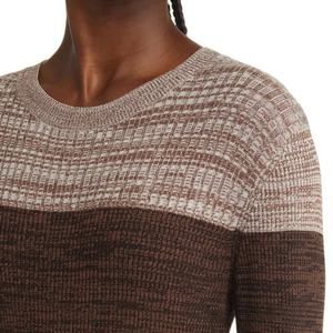 Custom O Neck Sexy Striped Pattern <b>Space</b> Dyed Long Bodycon Maxi Rib Winter Woman Sweater Knit Plus Size <b>Dress</b> - Product Image 4