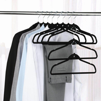 Cintre de rangement de haute qualité, durable, flexible, antidérapant, portable, en velours triangulaire pour vêtements