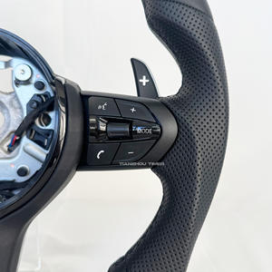 Volant sport en cuir M pour <span class=keywords><strong>BMW</strong></span> Série F F20 F21 F22 F44 F30 340i F31 F34 <span class=keywords><strong>335i</strong></span> F32 F33 F36 F10 535i 550i F11 F07 F06 F13 - Product Image 4