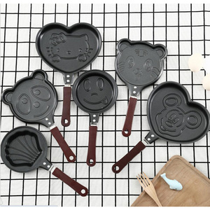 Varios modelos bonitos de acero al carbono antiadherente mini sartén barata - Product Image 2