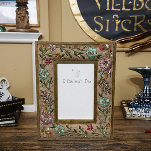 Sinh Thái Thân Thiện Với Tay Thêu Bền Trọng Lượng Nhẹ Hiện Đại Gỗ & Vải Khung Ảnh - Product Image 2