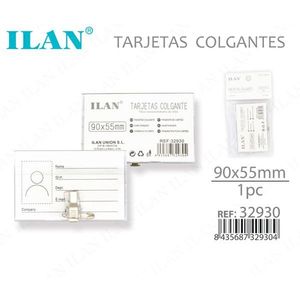 ILAN Cartellini Pendenti 90x55mm con Spilla di Sicurezza Orizzontale 1pz - Product Image 3