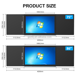 All-in-One tương tác kỹ thuật số màn hình máy tính cho lớp học tập bảng trắng loại tương tác LED pizarra màn hình cảm ứng - Product Image 4