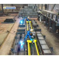 Robot industrial de haz de soldadura de eficiencia energética Estación de trabajo de robot de soldadura de arco automático