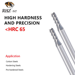 Chính xác 4-Flute phay Cutter tialn + craln tráng rắn Carbide CNC 3 mét loạt phẳng End Mill chính xác thẳng mặt Mill - Product Image 2