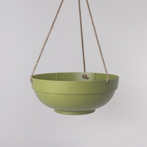 Pioneera-Macetas de fibra de arroz de 30cm de diámetro, macetas ecológicas, macetas decorativas biodegradables para exteriores, macetas colgantes para plantas - Product Image 4