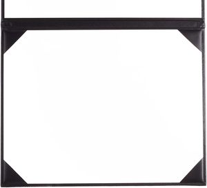 Fundas Protectoras Acolchadas <span class=keywords><strong>de</strong></span> Cuero Sintético para Diplomas y Certificados, Portadocumentos <span class=keywords><strong>de</strong></span> Graduación, Tamaño Carta 8.5x11, Color Negro - Product Image 2