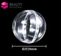 Stock Capsules transparentes Capsule vide creuse PS Shell Mini capsule vide en plastique Conteneur