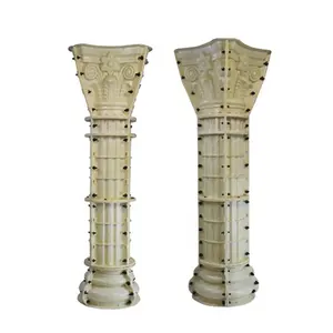 Factory directly sale roman column decorative house pillars designs silicone molds for cement