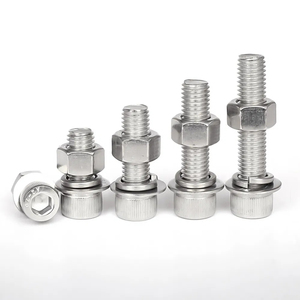 Tornillos de Cabeza Hexagonal con Acabado Liso <span class=keywords><strong>DIN</strong></span> <span class=keywords><strong>912</strong></span>, Kit Completo M6 M8 M10, Todos los Tamaños, Tornillo de Cabeza Hexagonal M10x50mm Gr88, Buen Precio - Product Image 3