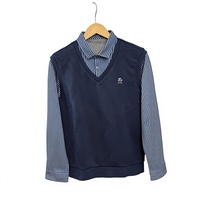 Liquidation – Nouveauté : Pull décontracté 3D en maille PU, doux et confortable, pour homme, automne-hiver, style décontracté, idéal pour le commerce international.
