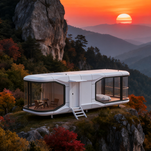 2025 Foshan usine maison arrière-cour avec cuisine Casas Prefabricadas luxe Pod espace <span class=keywords><strong>Capsule</strong></span> préfabriqué maison modulaire Resort - Product Image 4