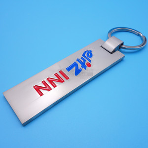 Llavero Corporativo Personalizado de Aleación de Zinc con Logotipo Pintado, Regalo Empresarial, Artículo Promocional, Acabado Subniquelado, Diseño Duradero - Product Image 2