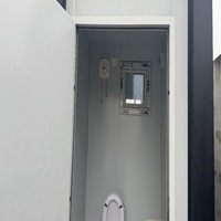 Bagno Mobile Portatile da 20 Piedi, Cabina Sanitaria VIP di Lusso per Cantieri, Parchi, Aree Panoramiche ed Eventi all'Aperto