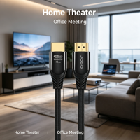 Zertifiziertes 8K 1m 2m 3m 5m Hochgeschwindigkeits-48Gbps HDMI 2.1 Kabel 8K 60Hz 4K 120Hz Ultra HD 8K Vergoldetes Fabrikpreis-Nylonkabel
