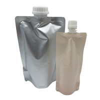 Recharge d'emballage en feuille d'aluminium personnalisée de 500ml 750ml Pochettes à bec en plastique pour jus de fruits liquides Sacs pour boissons