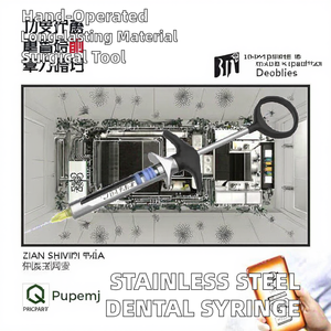 กระบอกฉีดยาสำหรับงานทันตกรรมระดับมืออาชีพ พร้อมเข็มสแตนเลส ใช้แรงมือ  ได้รับการรับรองมาตรฐาน MOL CE - Product Image 3
