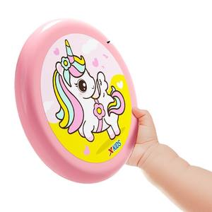 Disco Volador Suave Xtep para Niños, Material TPR, 100G, Juguete Unisex para Exteriores, para Niños de 2 a 4 Años, con Diseño de Unicornio - Product Image 1