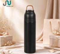 Bouteille isotherme élégante en acier inoxydable de 500 ml, à double paroi, sans BPA, personnalisable pour cadeau d'entreprise