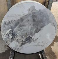 Plateaux de table en quartz artificiel résistant à la chaleur de 12 mm, plateaux de table à café et à manger de 6 mm, couleur beige Carrara, bureau coloré