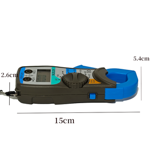 مقياس متعدد محمول 400A بمشبك تيار متردد/تيار مستمر غير ملامس مع شاشة LCD للجهد المنزلي/المقاومة أمبير/ - Product Image 5