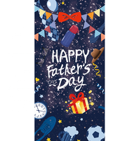 Bandera Personalizada para Decoración de Fiesta del Día del Padre, Sublimada, de Poliéster Lavable, para Exteriores, para la Puerta Principal