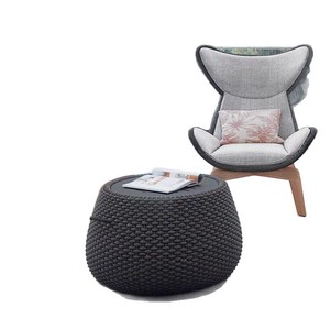 Outdoor Rattan Sofa Set U Shape Waterproof Garden Furniture For Villa Courtyard Balcony Terrace Sunroom - Product Image 5