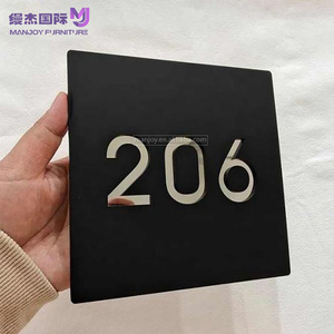 Customizable 3D LED <strong>House</strong> <strong>Numbers</strong> for Outdoor Factory Metal Stainless Steel Vertical Lighted Door Sign Electronic Companies - Product Image 2