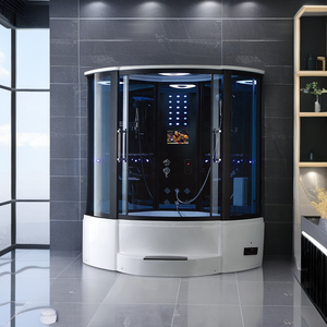Moderne Bien-être <span class=keywords><strong>Spa</strong></span> Hydro Thérapie Hammam En Alliage D'aluminium Vapeur Humide Cabine De Douche En Verre Enceinte pour Villas Usine Vente Vapeur - Product Image 4