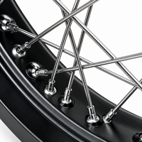 Kit de roues Supermoto Surron Ultra Bee 17 pouces, jantes 7075, moyeu CNC, pneus semi-slick pour moto électrique Sur-Ron