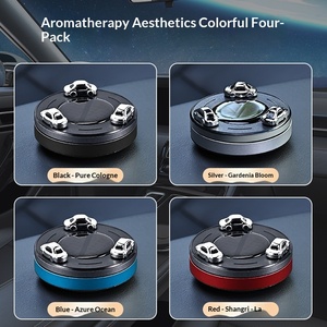 Diffuseur de parfum solaire pour voiture avec aromathérapie, décoration intérieure en métal et plastique, désodorisant liquide parfumé - Product Image 4