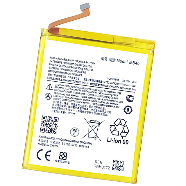 Rechargeable Phone Battery MB40 OEM Cell Phone Battery for Motorola Moto EDGE 20 Ori Quality High Capacity