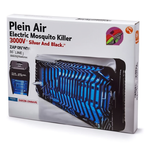 Zanzariera eléctrica ZAP con descarga de 3000V, plateada y negra, EI 20 - Product Image 2