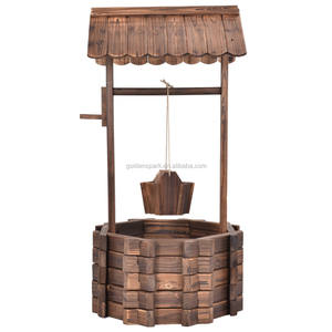 Souhait Well planteur, seau <span class=keywords><strong>en</strong></span> bois pour l'extérieur - Product Image 3