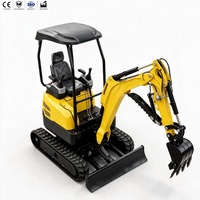 Mini-excavatrice homologuée CE, petite excavatrice de chantier avec système hydraulique avancé et capacité de travail efficace